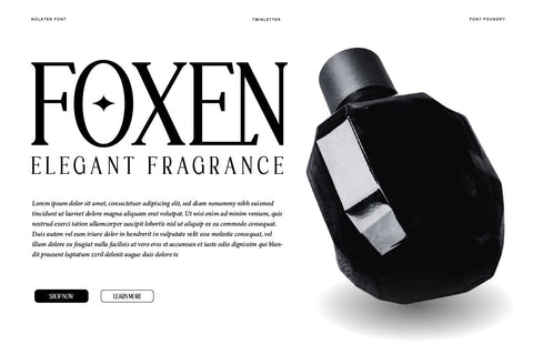 Laqenut - Serif Display Font Font twinletter 