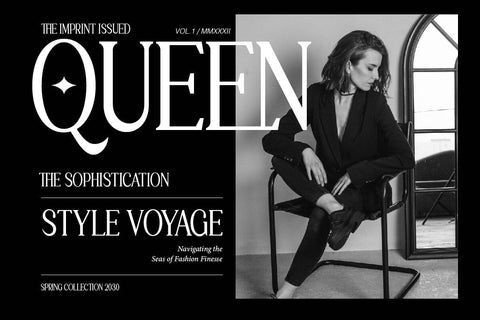 Laqenut - Serif Display Font Font twinletter 