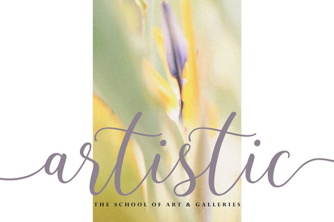 Larisathin Script Font Fadeline Std. 