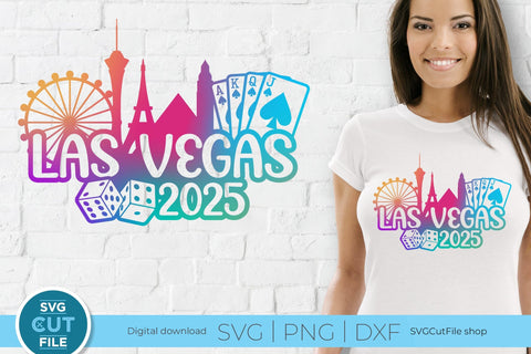 Las Vegas svg 2025 Great for a Birthday Weekend Vacation or Girls Trip SVG SVG Cut File 
