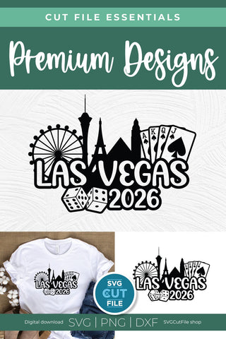 Las Vegas svg 2026 Great for a Birthday Weekend Vacation or Girls Trip Design SVG SVG Cut File 