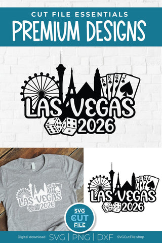 Las Vegas svg 2026 Great for a Birthday Weekend Vacation or Girls Trip Design SVG SVG Cut File 
