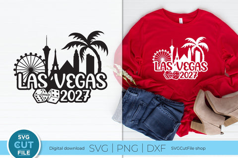 Las Vegas svg 2027 Great for a Birthday Vacation Weekend or Girls Trip SVG SVG Cut File 