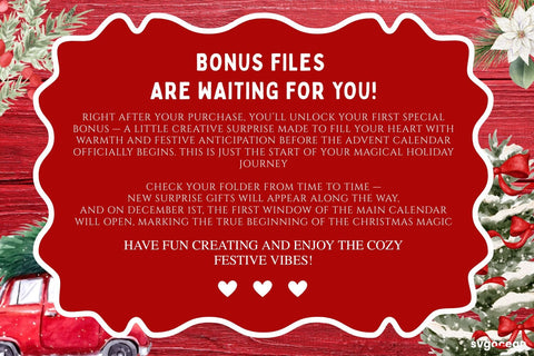 Laser Cut Advent Calendar – 24 Premium Files SVG SvgOcean 