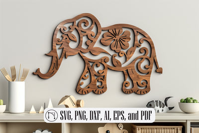Laser Cut Baby Room Wall Decor SVG SVG MD JOYNAL ABDIN 