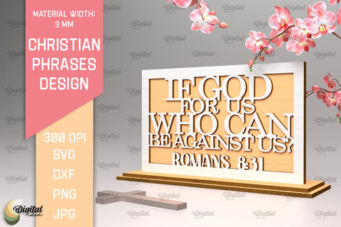 Laser Cut Christian Sign. Christian Phrases SVG SVG Evgenyia Guschina 