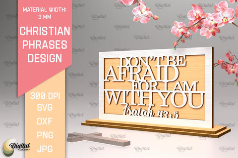 Laser Cut Christian Sign. Christian Phrases SVG SVG Evgenyia Guschina 