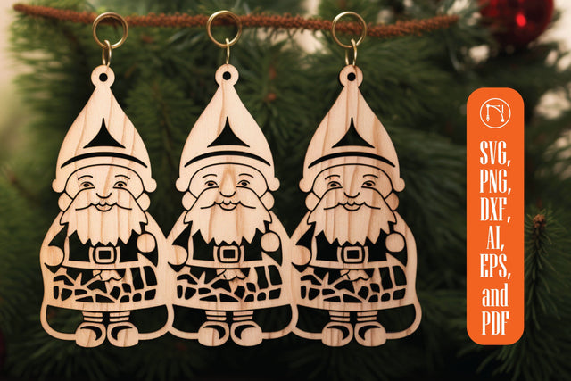 Laser Cut Christmas Gnome SVG Bundle SVG MD JOYNAL ABDIN 