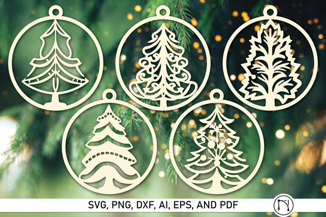 Laser Cut Christmas Ornament SVG Bundle SVG MD JOYNAL ABDIN 