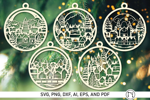 Laser Cut Christmas Ornament SVG Bundle SVG MD JOYNAL ABDIN 