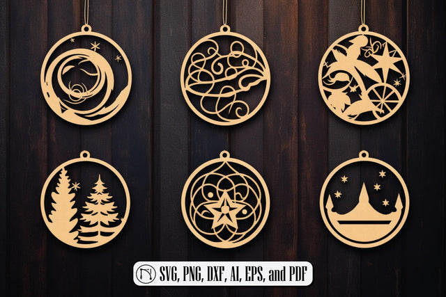 Laser Cut Christmas Ornament SVG Bundle SVG MD JOYNAL ABDIN 