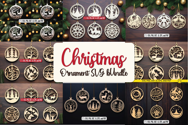 Laser Cut Christmas Ornament SVG Mega Bundle SVG MD JOYNAL ABDIN 