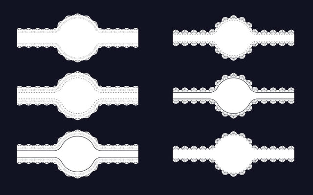 Laser Cut Circular Border Lace Frame Vol-6 SVG naemmiah021 