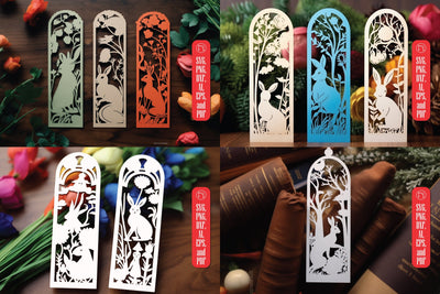 Laser Cut Easter Bookmark SVG Bundle SVG MD JOYNAL ABDIN 