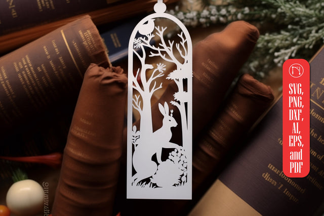 Laser Cut Easter Bookmark SVG SVG MD JOYNAL ABDIN 