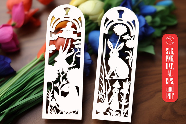 Laser Cut Easter Bookmark SVG SVG MD JOYNAL ABDIN 