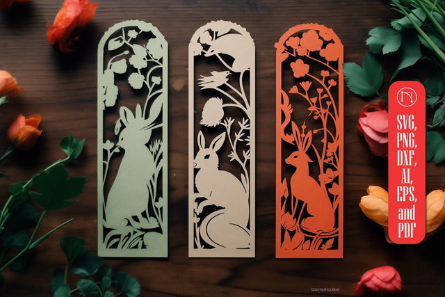 Laser Cut Easter Bookmark SVG SVG MD JOYNAL ABDIN 