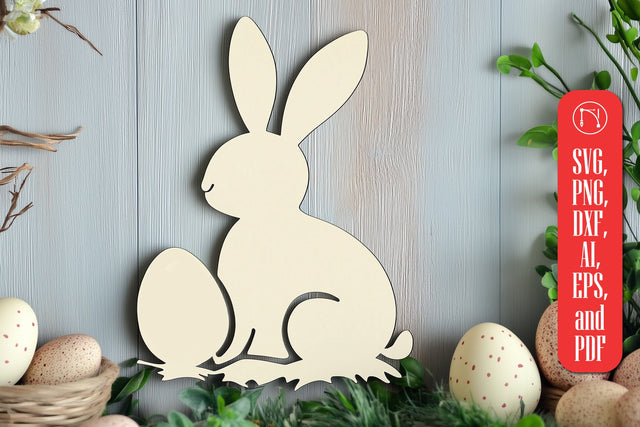 Laser Cut Easter Bunny SVG Cut File SVG MD JOYNAL ABDIN 