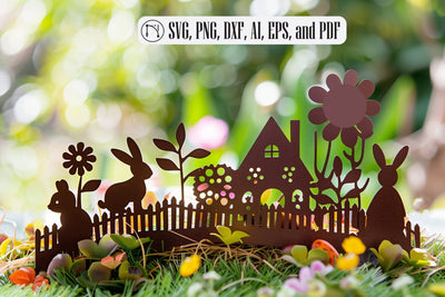 laser-cut Easter Garden SVG file SVG MD JOYNAL ABDIN 