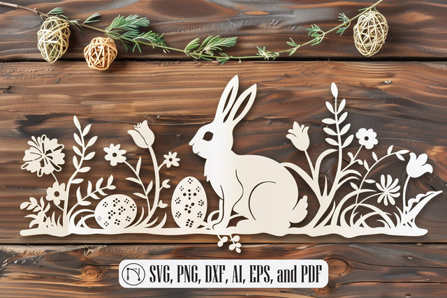 laser-cut Easter Garden SVG file SVG MD JOYNAL ABDIN 
