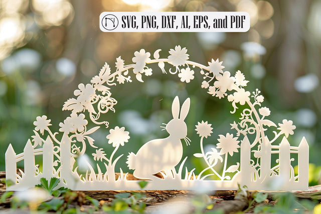laser-cut Easter Garden SVG file SVG MD JOYNAL ABDIN 