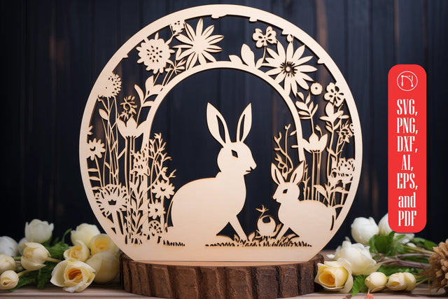 Laser Cut Easter Stand Decor SVG SVG MD JOYNAL ABDIN 