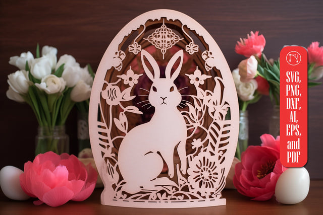 laser-cut Easter Stand Decor SVG SVG MD JOYNAL ABDIN 