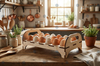 Laser Cut Egg Holder Organizer SVG SVG MD JOYNAL ABDIN 