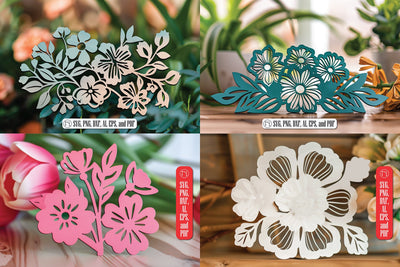 laser cut flower SVG cut file SVG MD JOYNAL ABDIN 