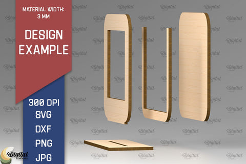 Laser Cut GRADUATION Frame SVG. 3D Photo Frame Laser Cut SVG Evgenyia Guschina 