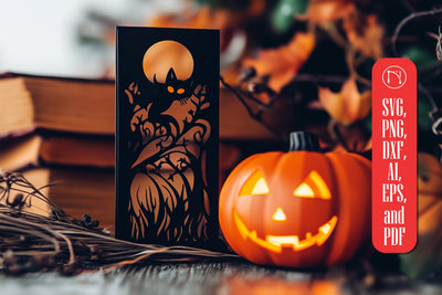 Laser Cut Halloween Book Mark SVG SVG MD JOYNAL ABDIN 