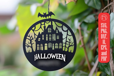 LASER CUT Halloween sign SVG SVG MD JOYNAL ABDIN 