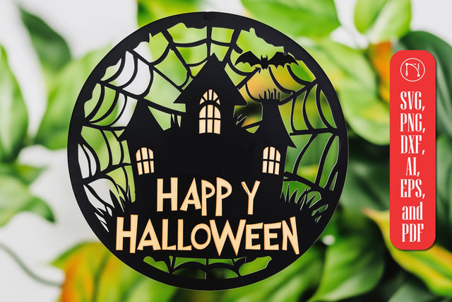 LASER CUT Halloween sign SVG SVG MD JOYNAL ABDIN 
