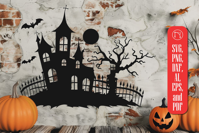 laser cut Halloween wall decor SVG cut file SVG MD JOYNAL ABDIN 