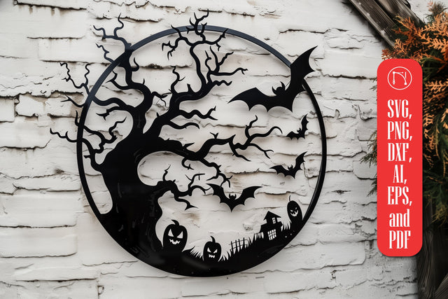 laser cut Halloween wall decor SVG cut file SVG MD JOYNAL ABDIN 