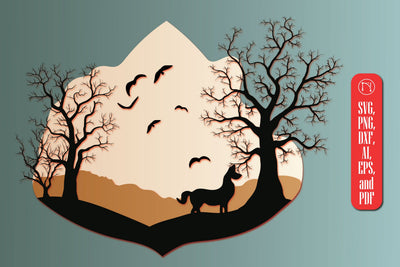 Laser Cut Hanging Wall Decor SVG SVG MD JOYNAL ABDIN 