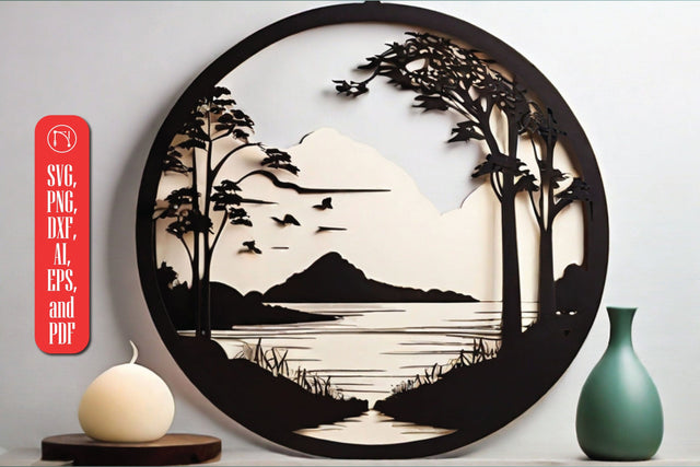 Laser Cut Hanging Wall Decor SVG SVG MD JOYNAL ABDIN 