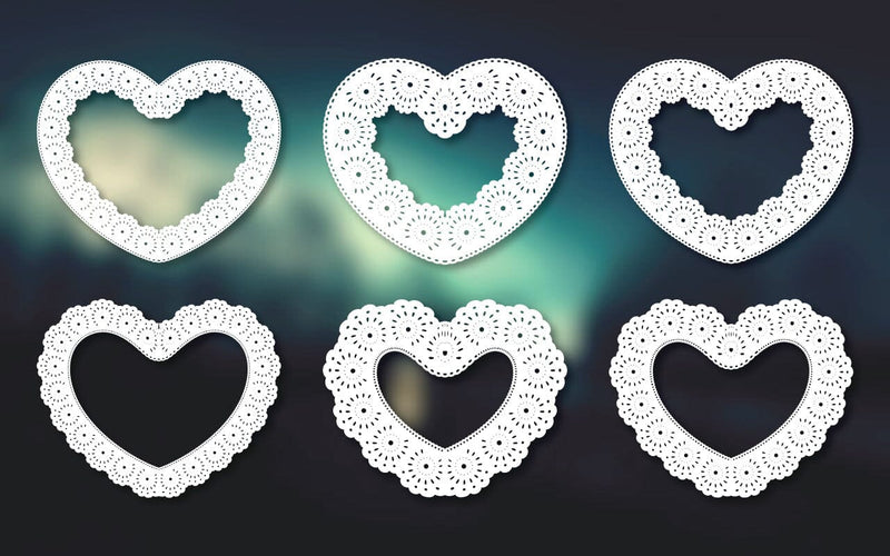 Laser Cut Heart Decor with Leaves SVG SVG naemmiah021 