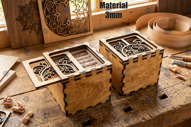 Laser Cut Jewelry Box SVG SVG MD JOYNAL ABDIN 