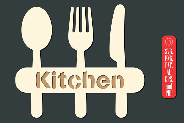 Laser Cut Kitchen Sign SVG Bundle SVG MD JOYNAL ABDIN 