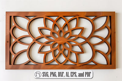 Laser Cut Mandala Wall Decor SVG design SVG MD JOYNAL ABDIN 