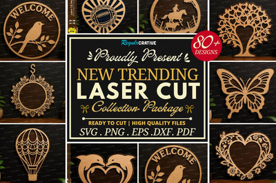 Laser Cut Mega SVG Bundle,Laser Cut Wall Art SVG,PNG,EPS,DXF & PDF FILES,cnc svg , wooden ornament SVG BUNDLE SVG Regulrcrative 