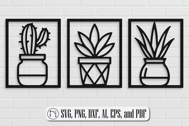 Laser Cut Plant Pot SVG cut file - So Fontsy