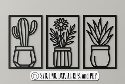 Laser Cut Plant Pot SVG cut file SVG MD JOYNAL ABDIN 