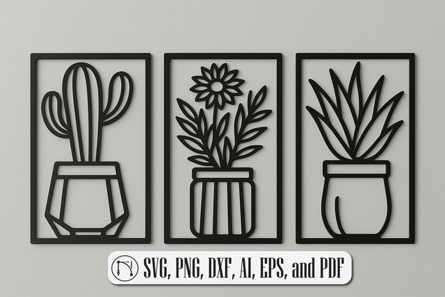 Laser Cut Plant Pot SVG cut file SVG MD JOYNAL ABDIN 