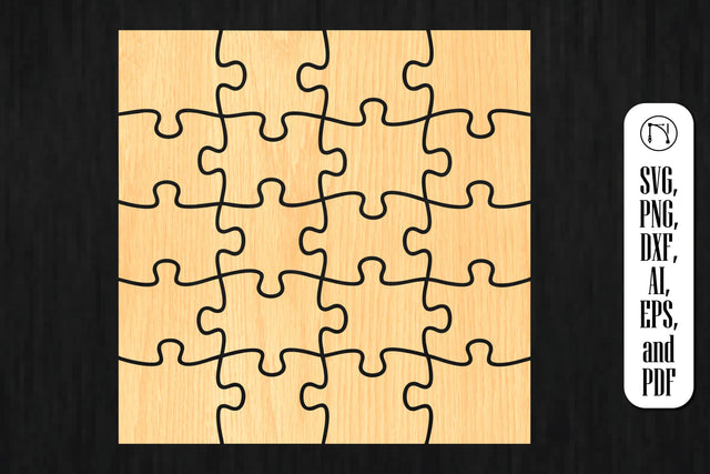 Laser Cut Puzzle SVG Cut File SVG MD JOYNAL ABDIN 