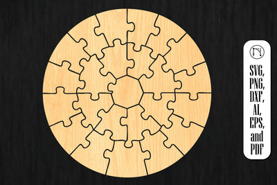 Laser Cut Puzzle SVG Cut File SVG MD JOYNAL ABDIN 