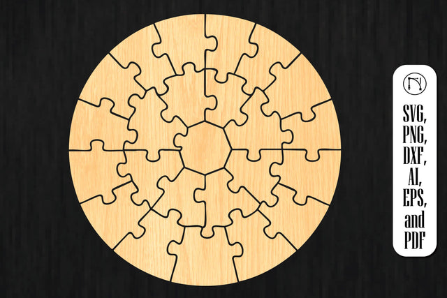 Laser Cut Puzzle SVG Cut File SVG MD JOYNAL ABDIN 
