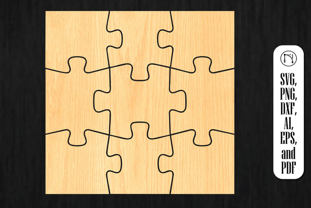 Laser Cut Puzzle SVG Cut File SVG MD JOYNAL ABDIN 