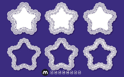 Laser Cut Star SVG Design – Beautiful & Intricate Decorative Pattern for Crafts SVG naemmiah021 